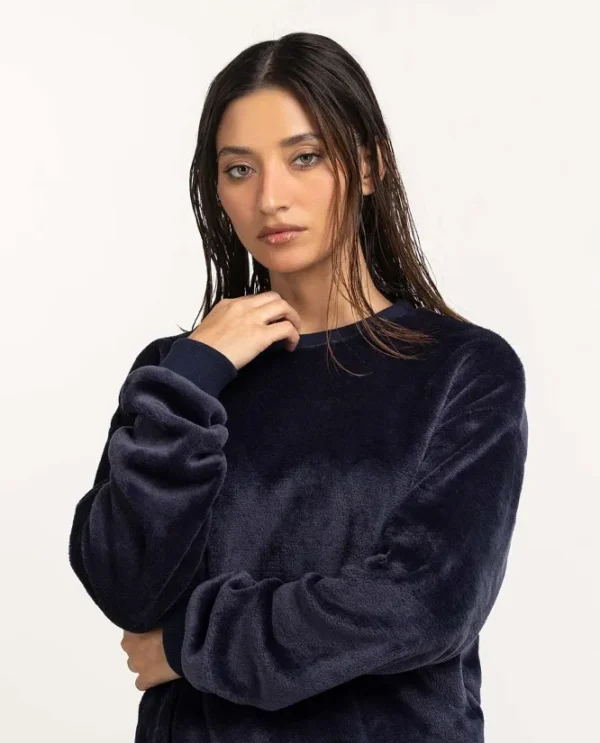 Navy Blue Basic Sweatshirt WM-SWS23-100